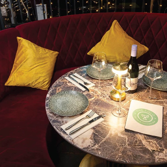 Elegant private dining room at TheSolo